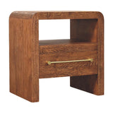 Aurelio Smoked Oak Open Bedside Default Title
