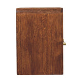 Aurelio Smoked Oak Open Bedside
