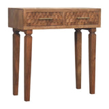 Cadiz Carved Twin-Drawer Console