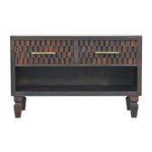 Cadiz Carved Shoe Storage Bench Default Title