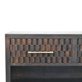 Cadiz Carved Shoe Storage Bench