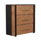 Havana Weave 3 Drawer Chest Default Title