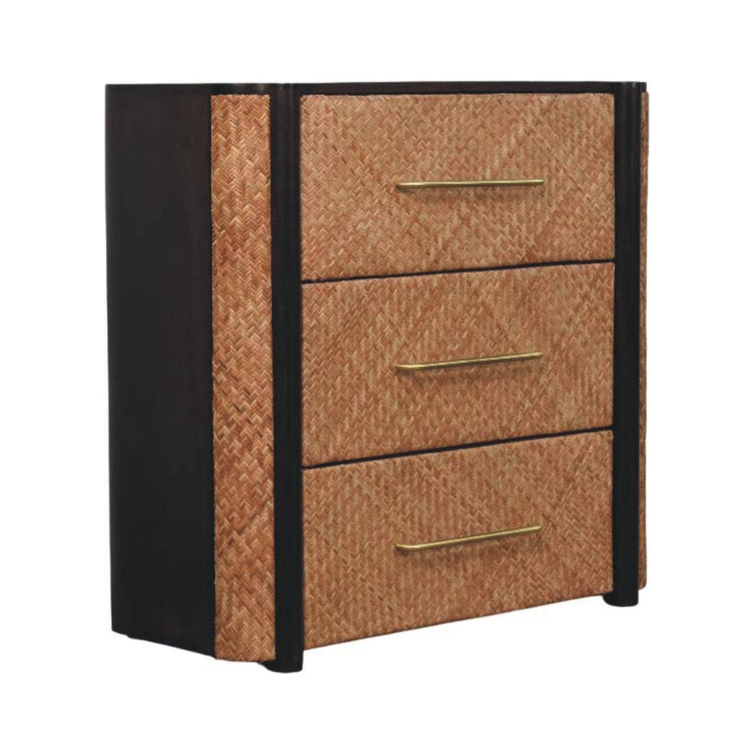 Havana Weave 3 Drawer Chest Default Title
