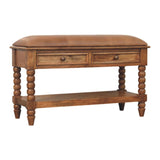 Spindle Leather Bench Default Title
