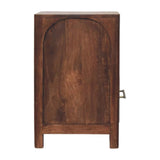 Arc-Line Bedside Table | Open Shelf