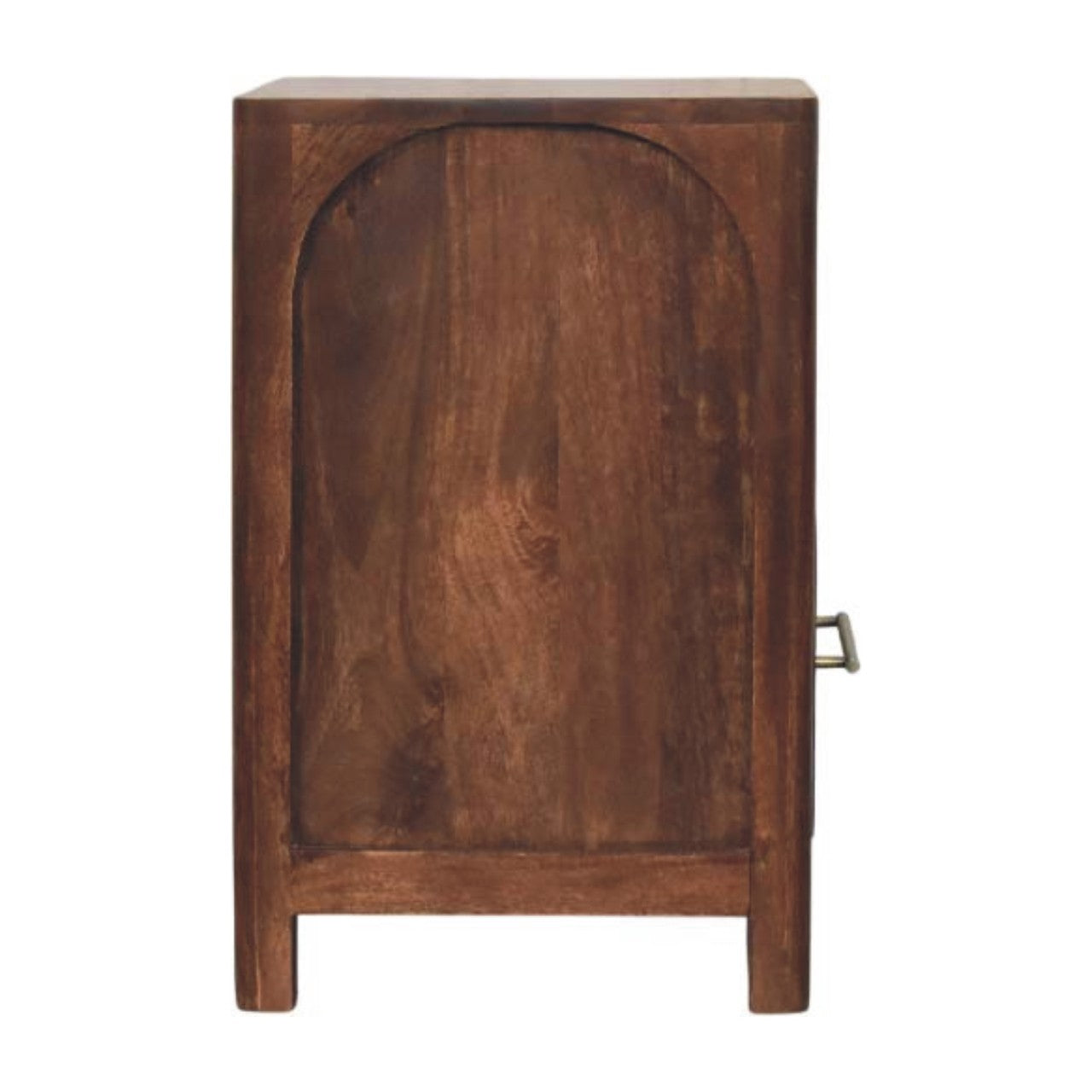 Arc-Line Bedside Table | Open Shelf