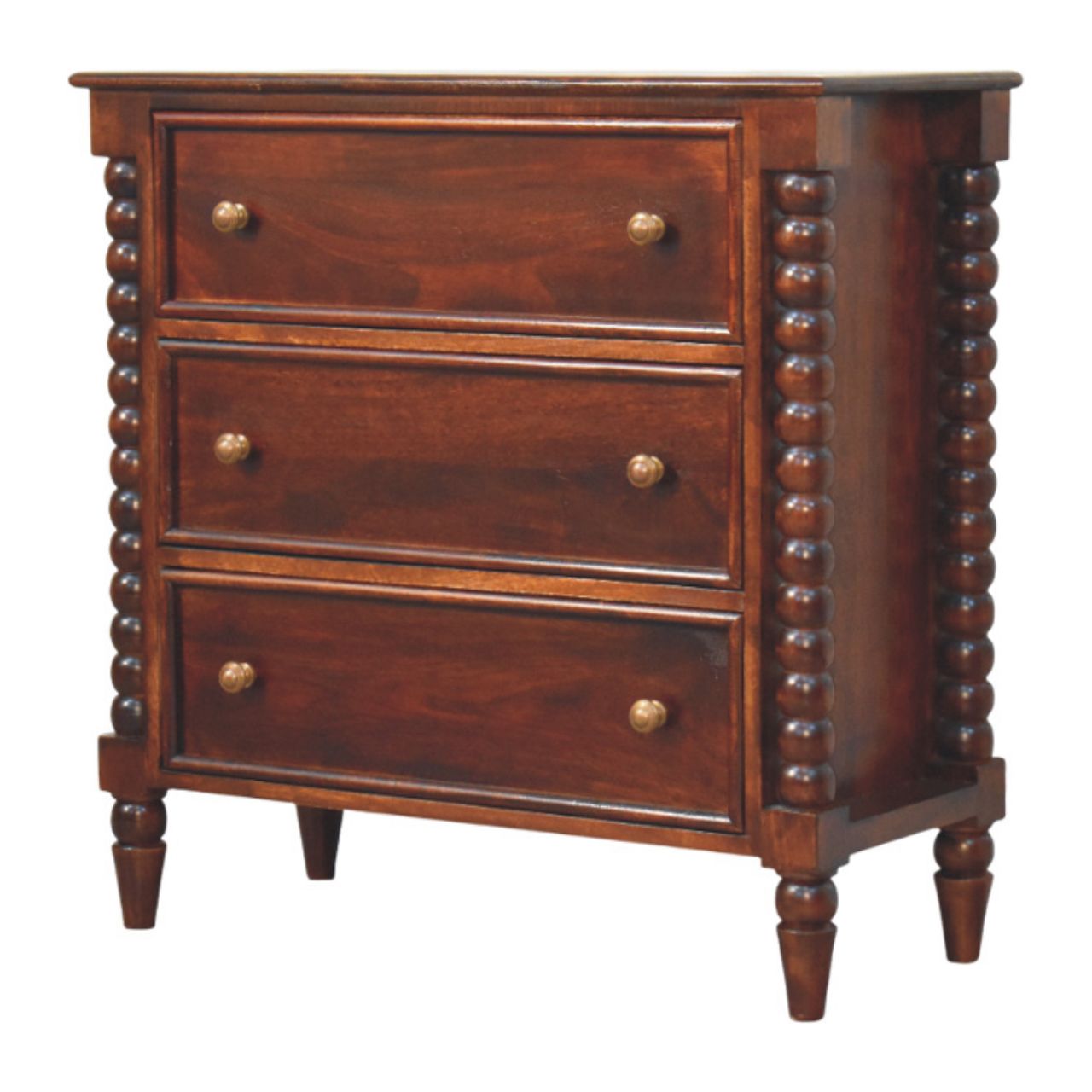 Barclay 3-Drawer Chest of Drawers | Oak Linen Default Title
