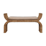 Rattan Weave Boucle Bench Default Title