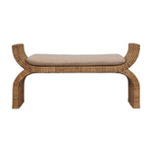 Rattan Weave Boucle Bench Default Title