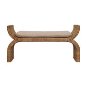 Rattan Weave Boucle Bench Default Title