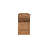 Rattan Weave Boucle Bench
