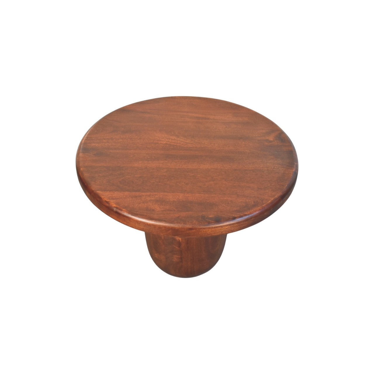 Clara Sculpted Coffee Table | Oak Solid Mango Wood Hand-Carved