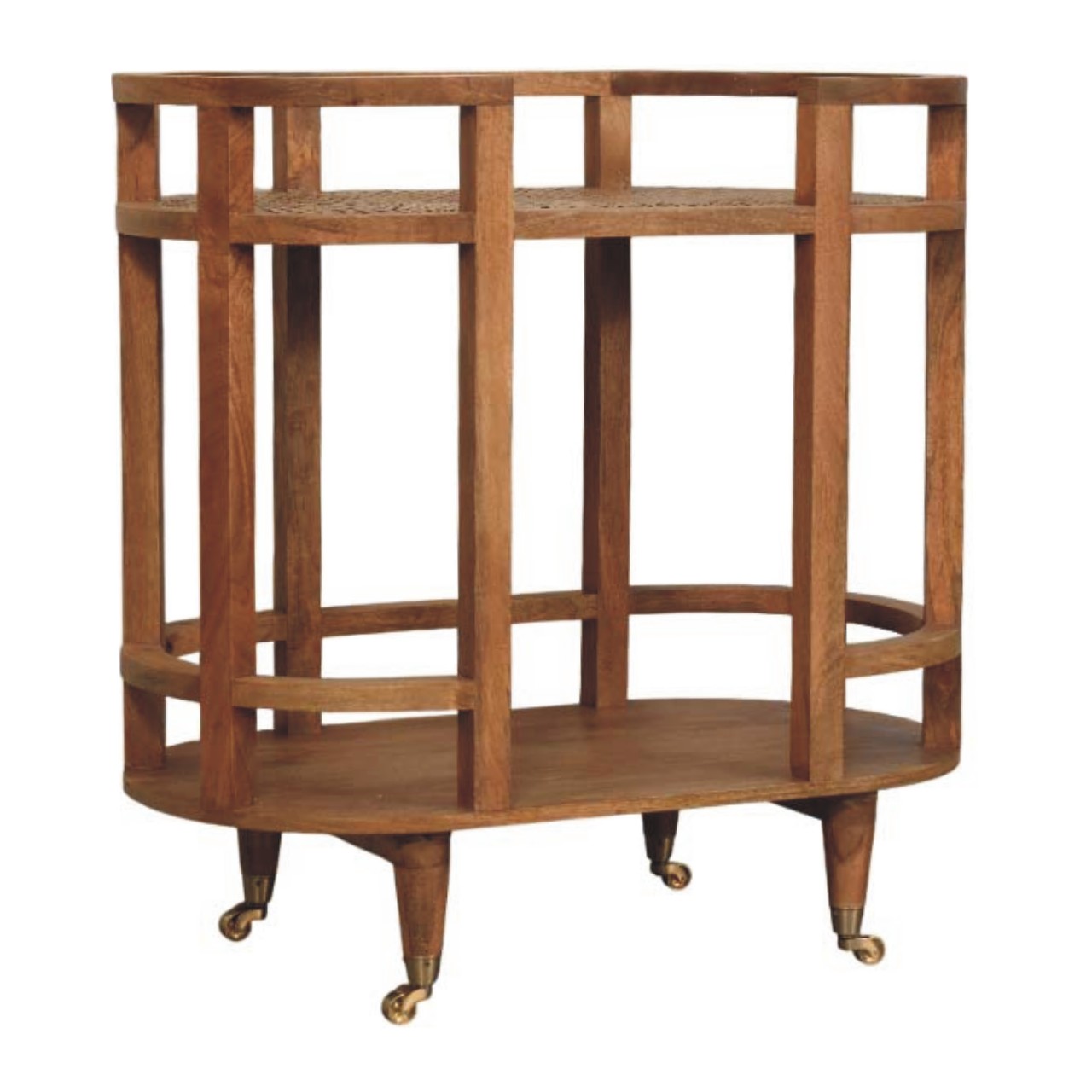 Saffron Rattan Butler Table Default Title