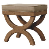 Rattan Arch Bench