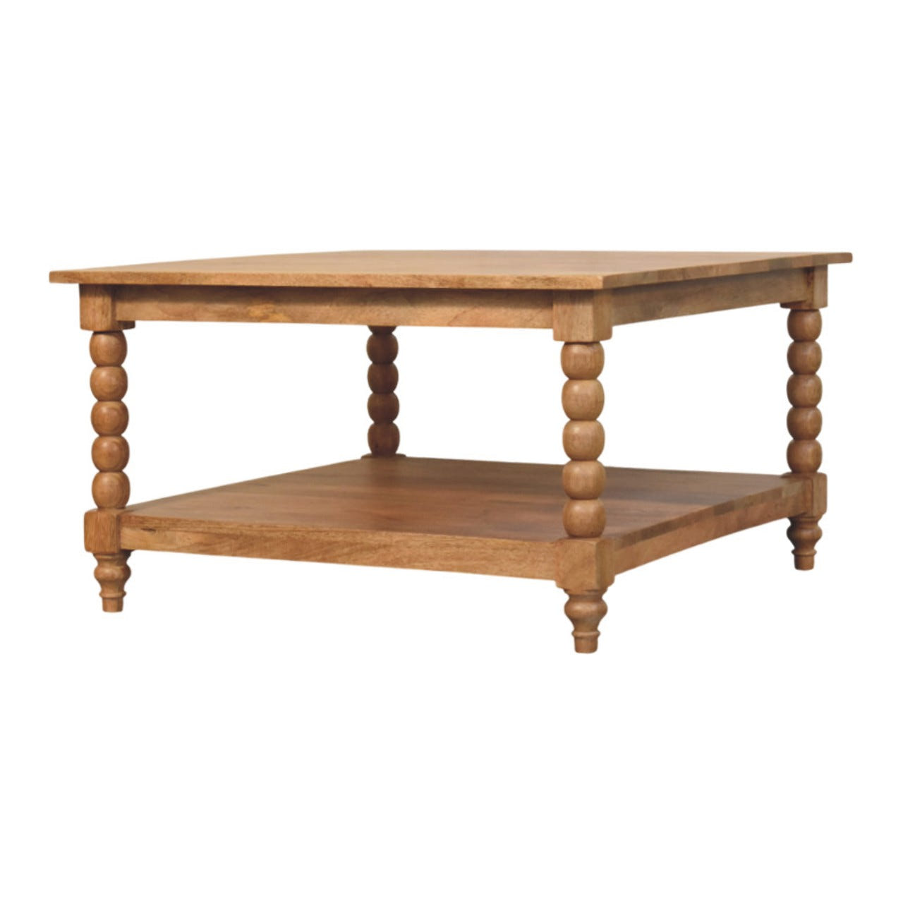 Barclay Teak Coffee Table | Open Shelf