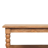 Spindle Golden Teak Coffee Table