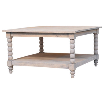 Spindle Acid Wash Coffee Table Default Title
