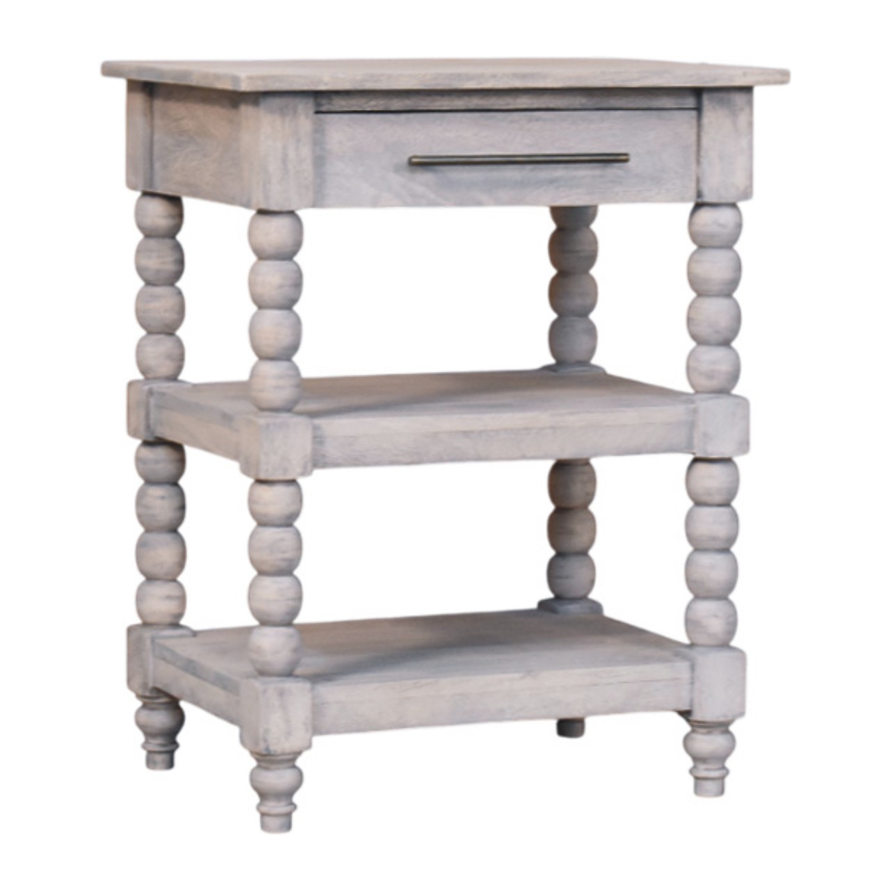 Spindle Acid Wash Side Table Default Title