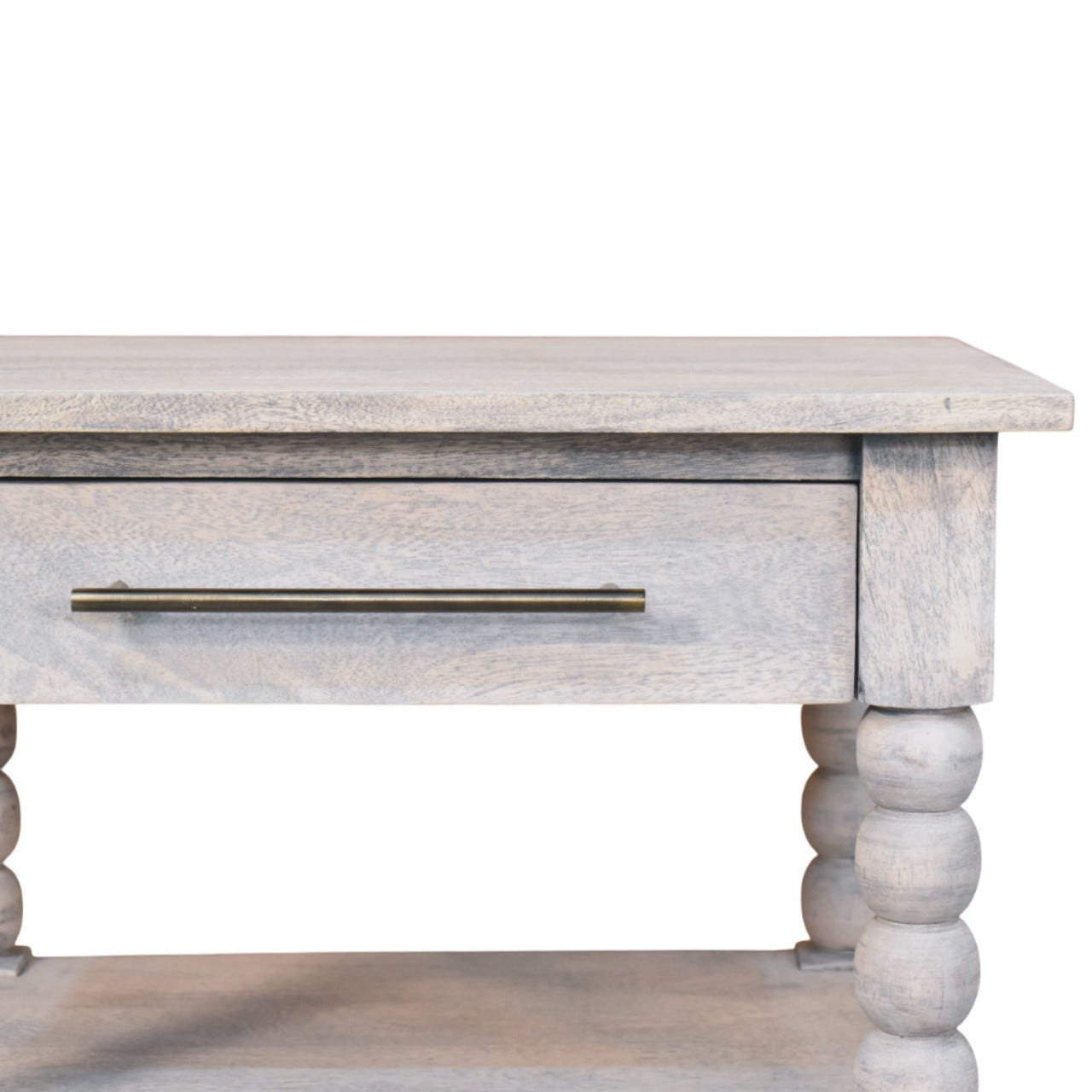 Barclay Acid Wash Side Table Accent Piece