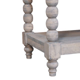 Spindle Acid Wash Side Table