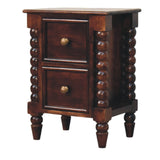 Spindle Winewood Nightstand Default Title