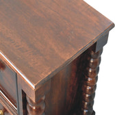 Spindle Winewood Nightstand