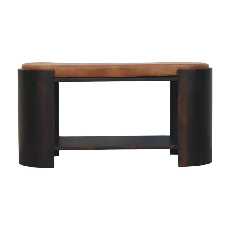 Valencia Leather Shoe Bench