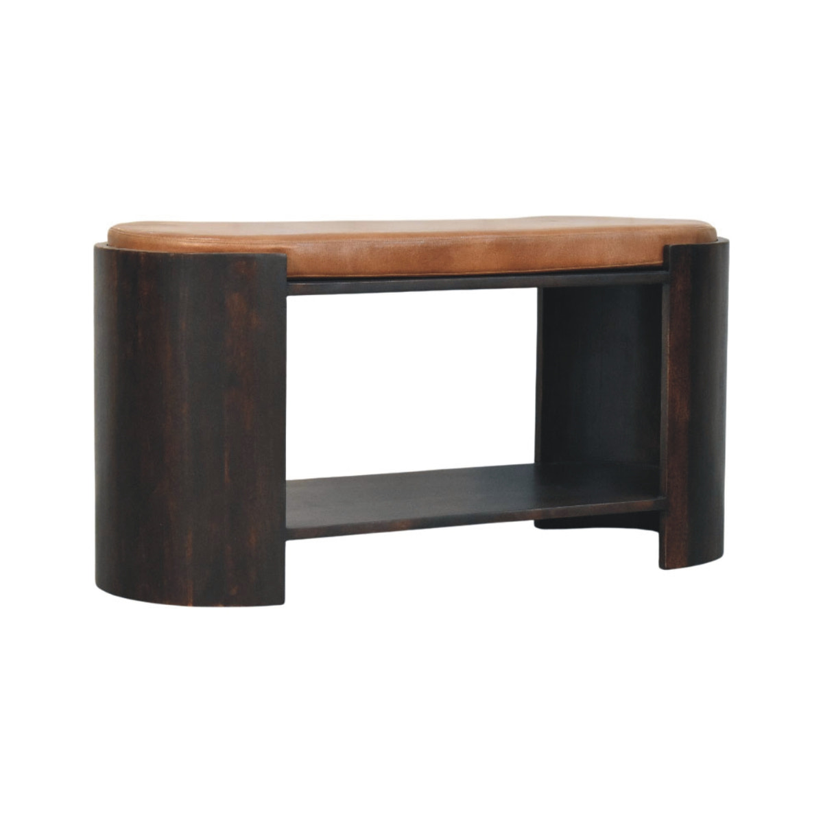 Valencia Leather Shoe Bench