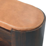 Valencia Leather Shoe Bench