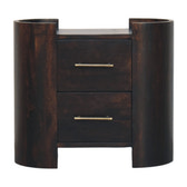 Valencia Two-Drawer Bedside Table Default Title