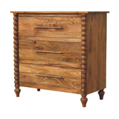 Spindle 3-Drawer Chest of Drawers