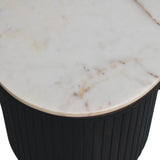 Verona Marble Coffee Table | Marble-Effect Solid Mango Wood