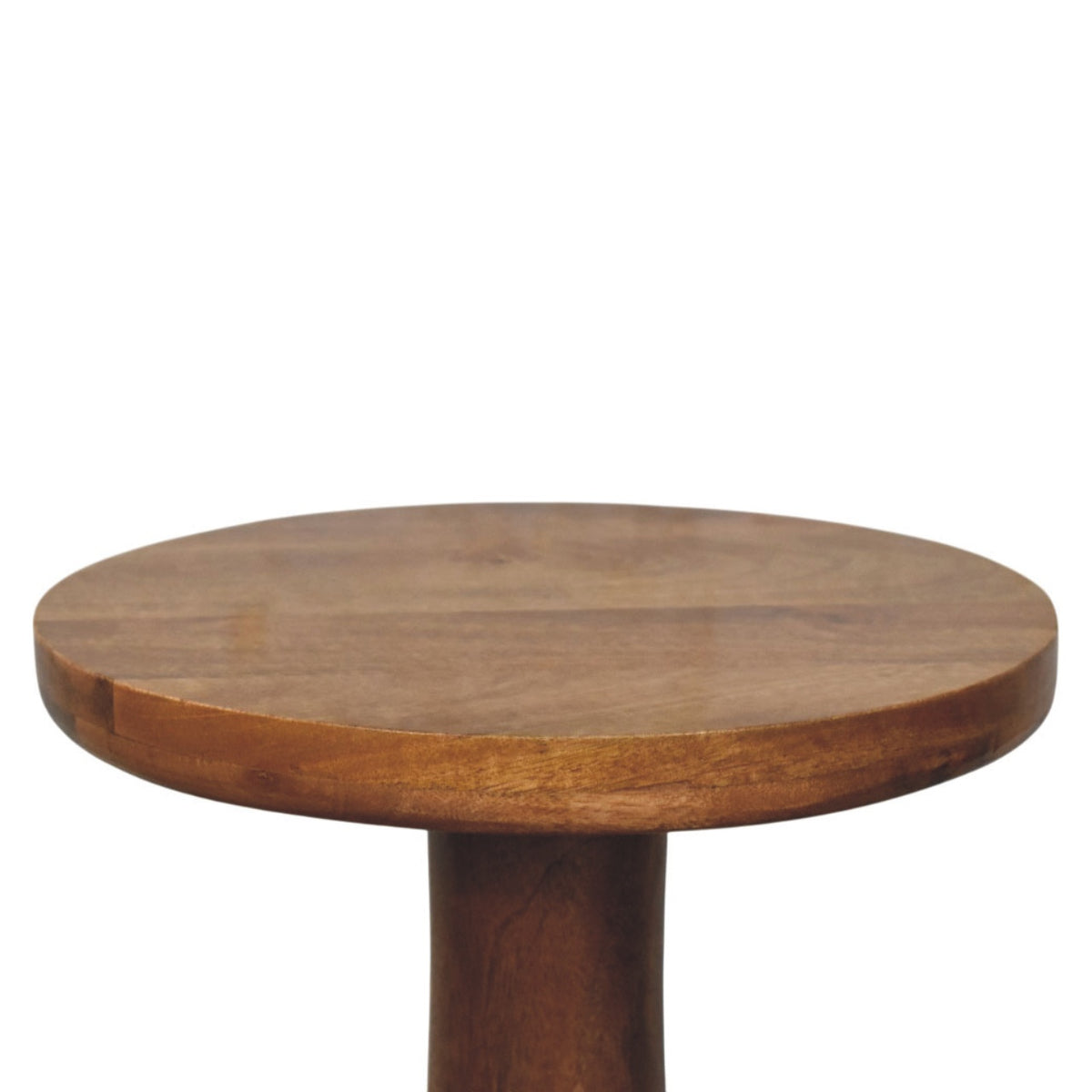Curved Base Side Table Accent Piece