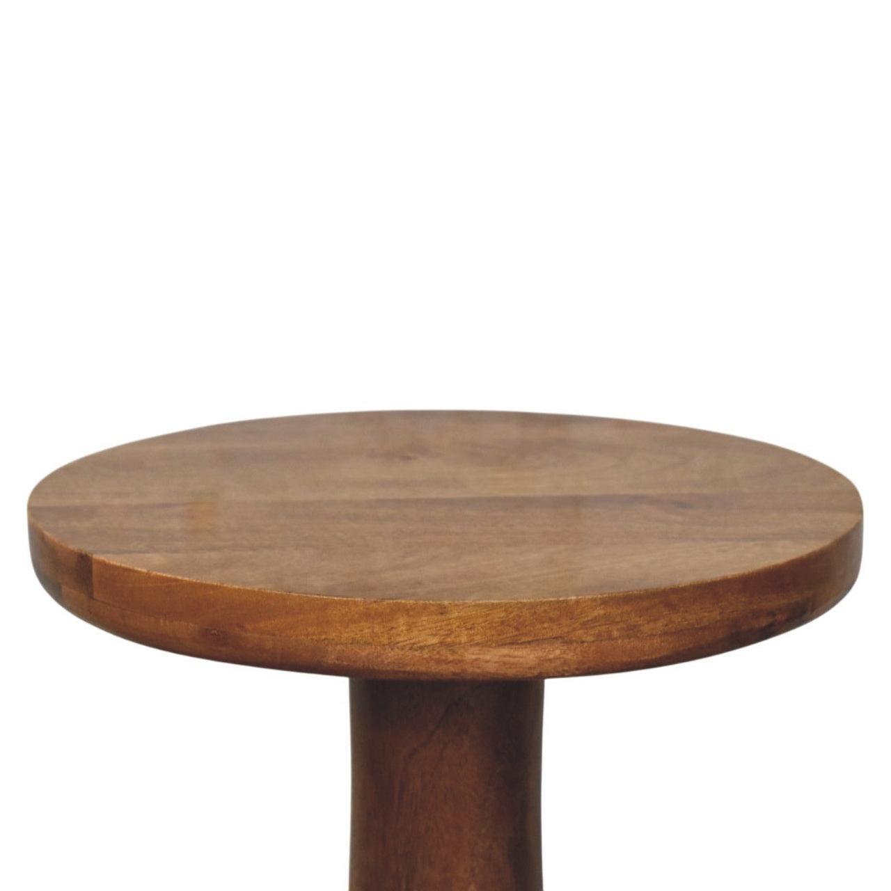 Curved Base Side Table Accent Piece