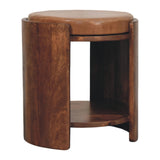 Savoy Leather Stool