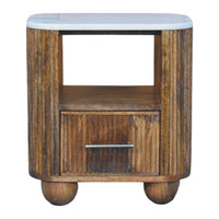 Beaumont Marble Bedside Table