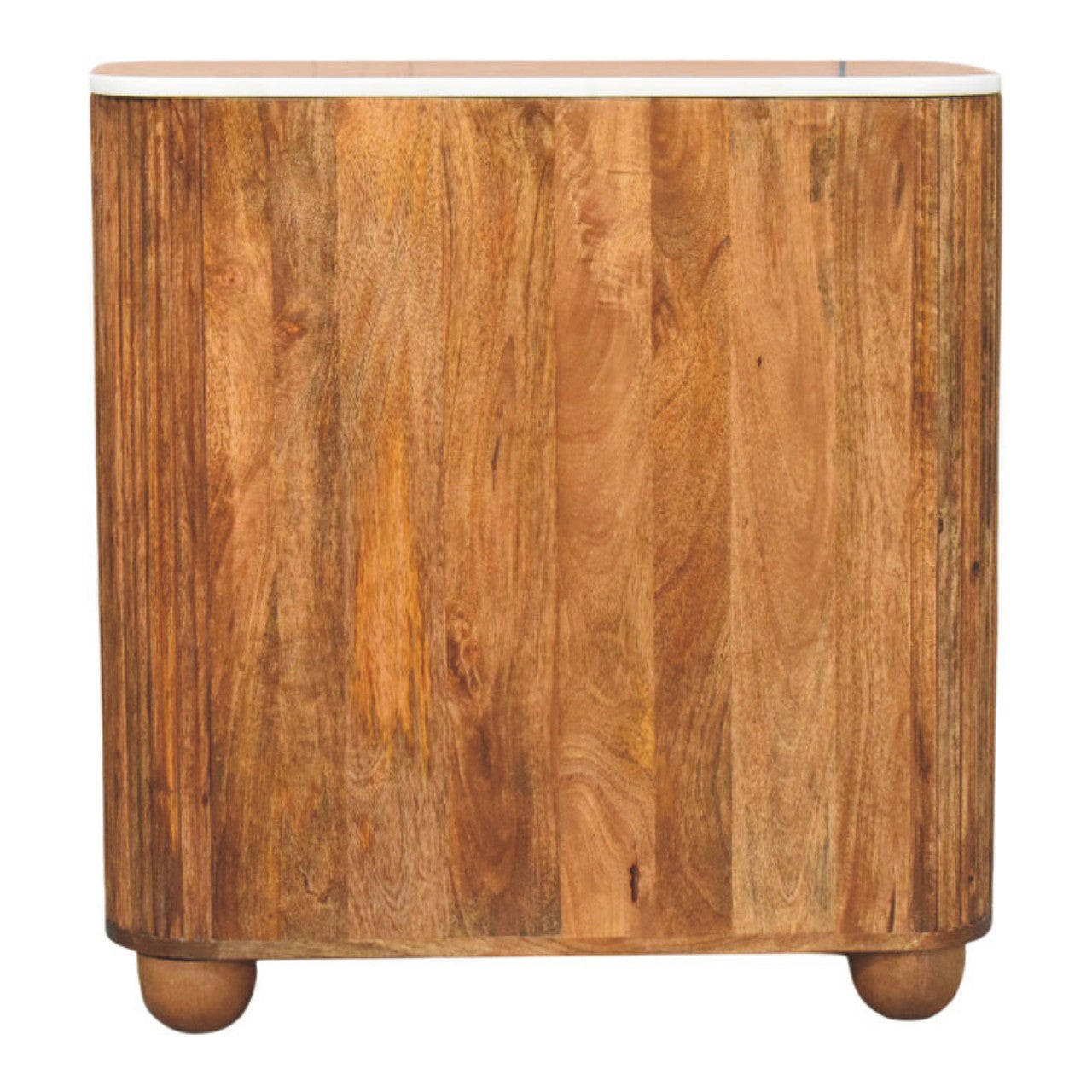 Beaumont Marble Chest of Drawers | Marble-Effect Solid Mango Wood