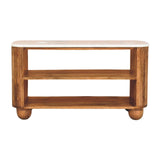 Beaumont Marble Shoe Bench | Marble-Effect Solid Mango Wood Default Title