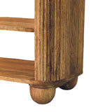 Beaumont Marble Shoe Bench | Marble-Effect Solid Mango Wood