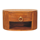 Oval Wall Nightstand | Wall-Mounted Default Title