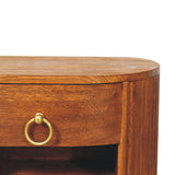 Oval Wall Nightstand | Wall-Mounted