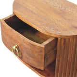 Oval Wall Nightstand | Wall-Mounted