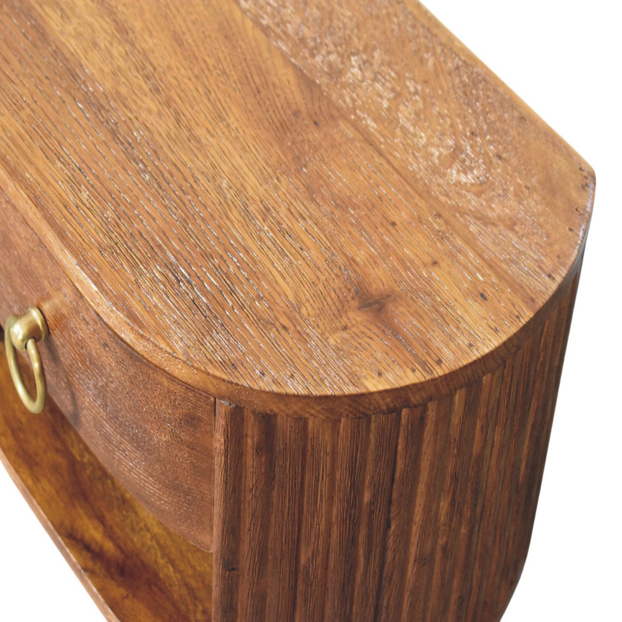 Oval Wall Nightstand | Wall-Mounted