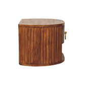 Oval Wall Nightstand | Wall-Mounted