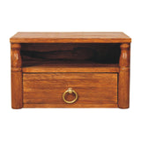 Turned Pillar Wall Nightstand | Wall-Mounted Default Title