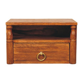 Turned Pillar Wall Nightstand | Wall-Mounted Default Title