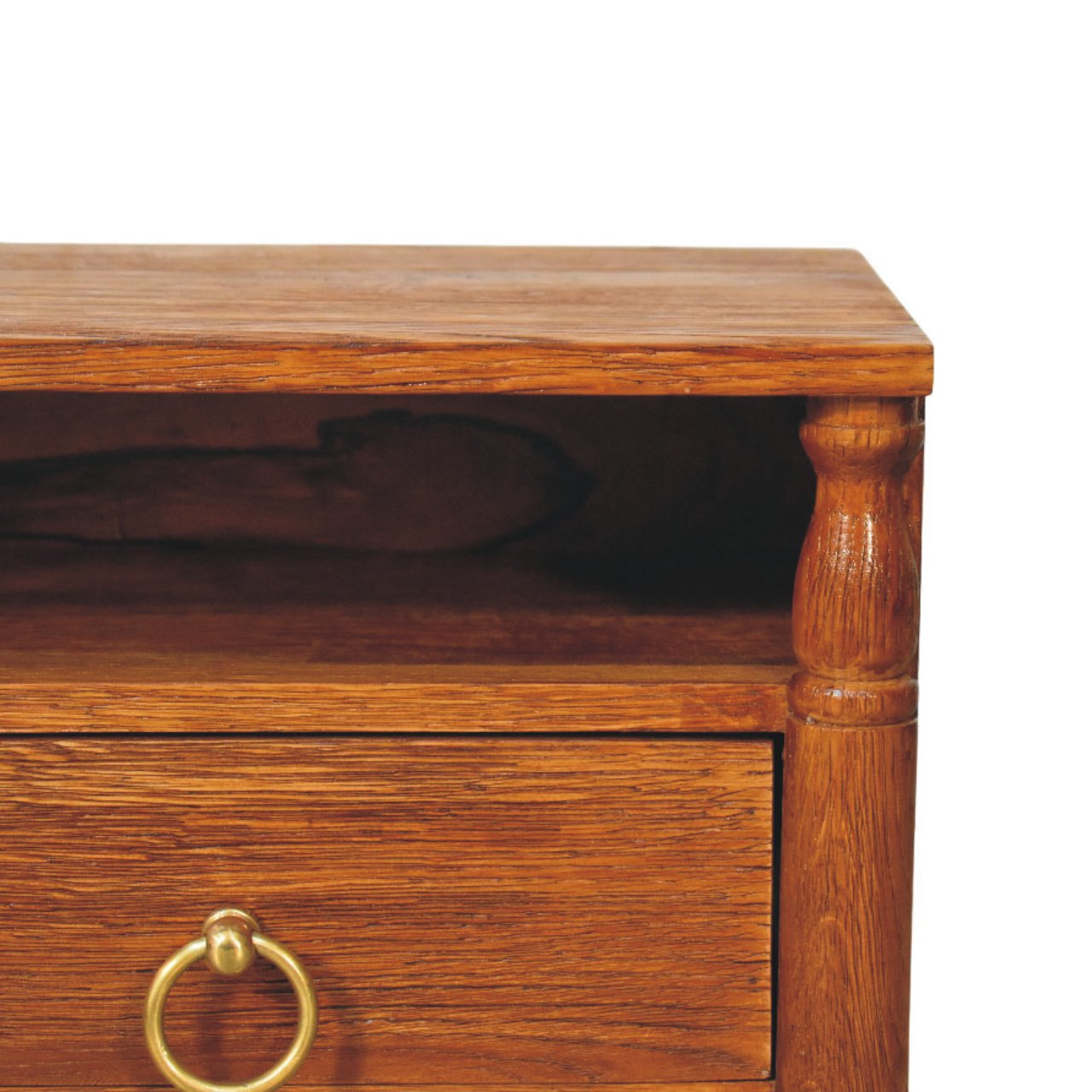 Turned Pillar Wall Nightstand | Wall-Mounted