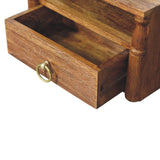 Turned Pillar Wall Nightstand | Wall-Mounted