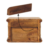 Bamboo Bedside in Amber Oak Finish