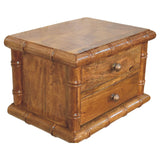 Bamboo Bedside in Amber Oak Finish